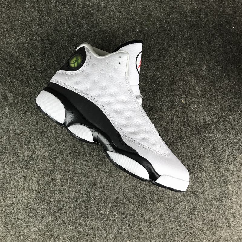 Men Jordan 13 Love & Respect White Black Shoes - Click Image to Close